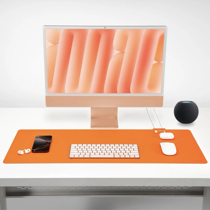แผ่นรองโต๊ะ Function 101 WorkPad สี Orange