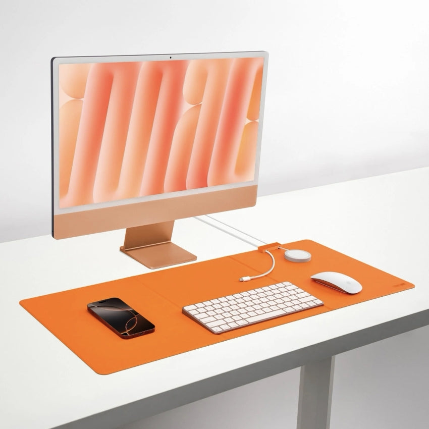 แผ่นรองโต๊ะ Function 101 WorkPad สี Orange