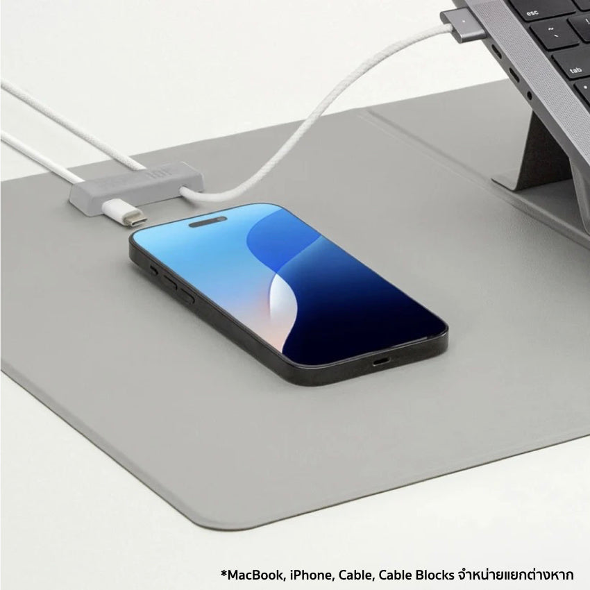 แผ่นรองโต๊ะ Function 101 WorkPad Pro สี Light Gray